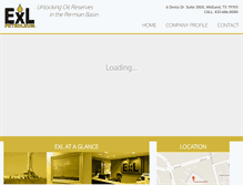 Tablet Screenshot of exlpetroleum.com
